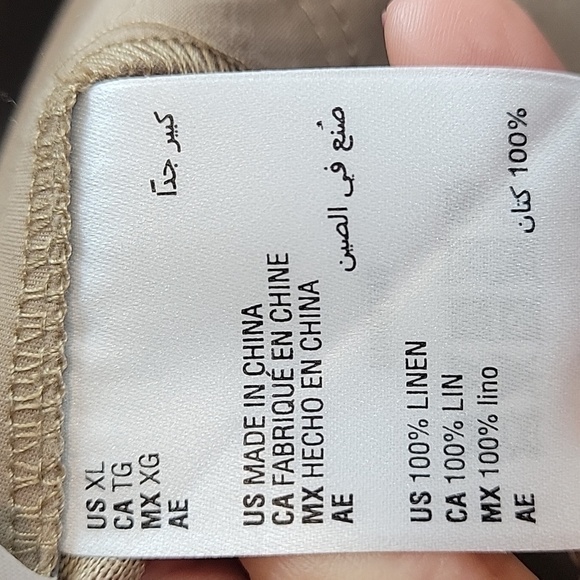 TASSO ELBA Linen Sport Coat Jacket Men's XL - Picture 10 of 11